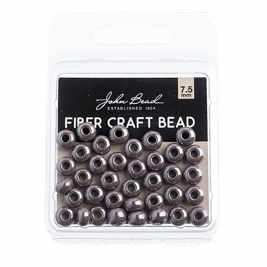 Czech Seed beads - 31/0 (7mm) - Fiber Craft Seed Bead - Opaque Purple Lustre (Pa