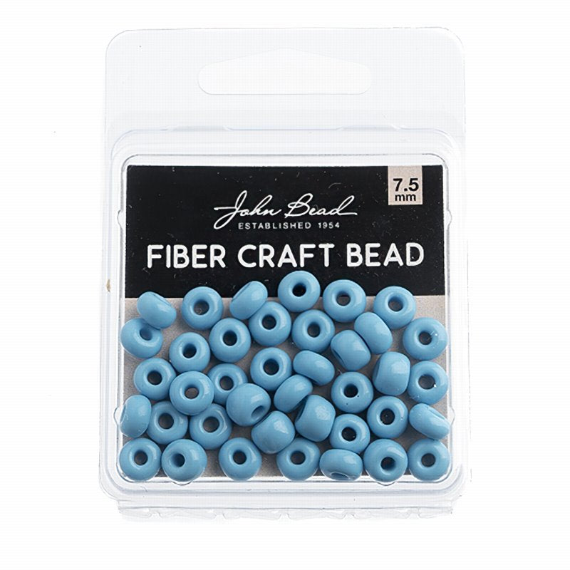 Czech Seed beads - 31/0 (7mm) - Fiber Craft Seed Bead - Turquoise Blue (Pack)