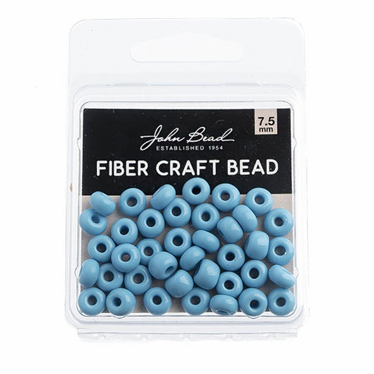 Czech Seed beads - 31/0 (7mm) - Fiber Craft Seed Bead - Turquoise Blue (Pack)