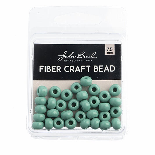 Czech Seed beads - 31/0 (7mm) - Fiber Craft Seed Bead - Green Turquoise (Pack)