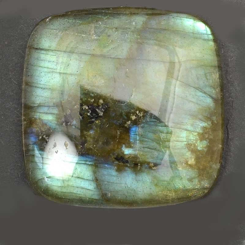 OOAK Stone Cabochon - 30mm Square - Labradorite