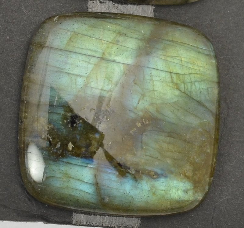 OOAK Stone Cabochon - 30mm Square - Labradorite
