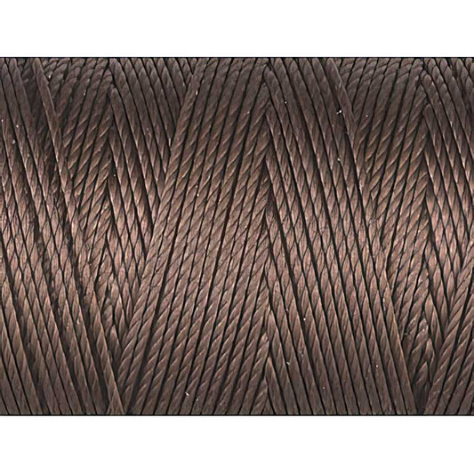 C-Lon Bead Cord - Medium Brown