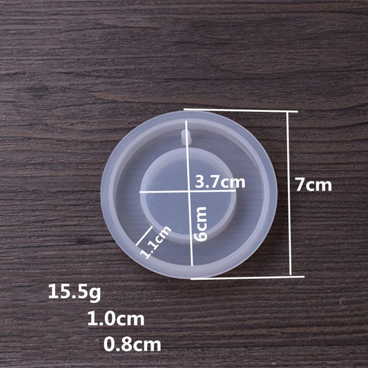 Mold - 60mm Pendant Donut with Hole