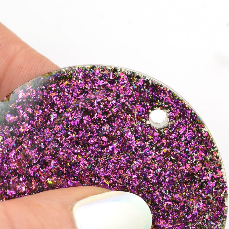 Mold - 60mm Pendant Round with Hole