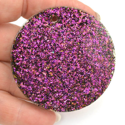 Mold - 60mm Pendant Round with Hole