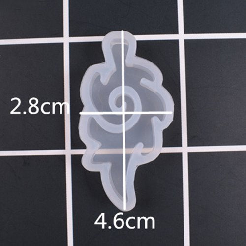 Mold - 46mm Pendant Tribal Spiral