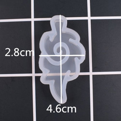 Mold - 46mm Pendant Tribal Spiral