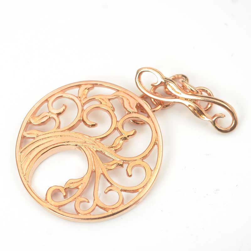 Statement Clasp -  Tree of Life - Rose Gold Plated