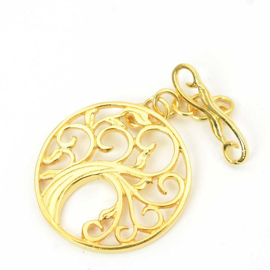 Statement Clasp -  Tree of Life - Gold Plated