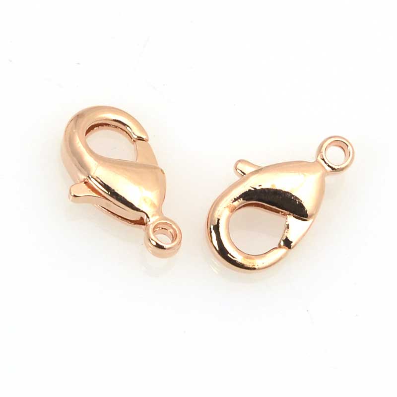 Lobster Clasp - 9mm  - Rose Gold