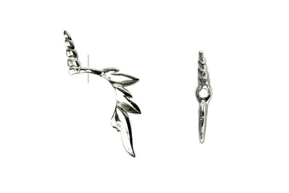 Bead Cap Unicorn Cap - Sterling Silver