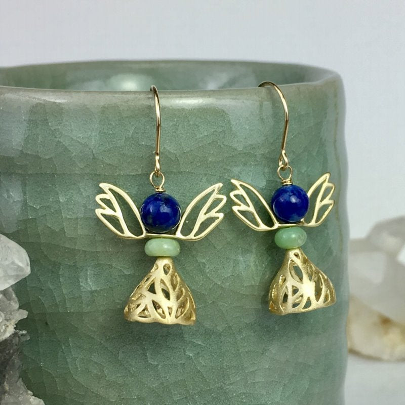 Bead Angel Wings - Vermeil