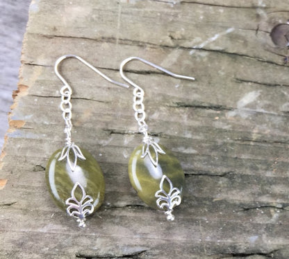 Bead Cap Irises Cap - Sterling Silver