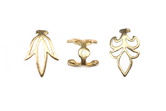 Bead Cap Irises Cap - Vermeil