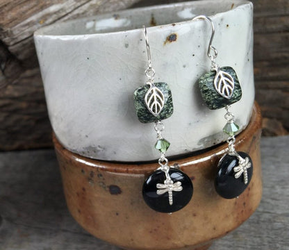 Bead Cap Dragonfly Leaf - Vermeil