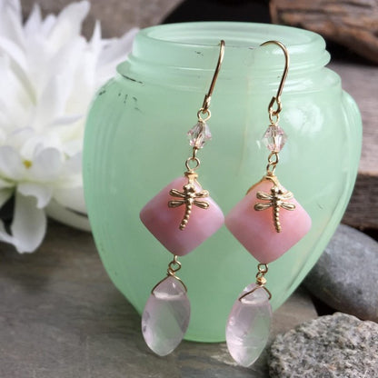 Bead Cap Dragonfly Leaf - Vermeil