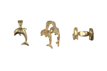 Bead Cap Dolphin - Vermeil