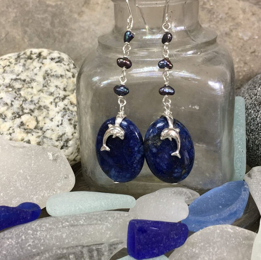 Bead Cap Dolphin - Sterling