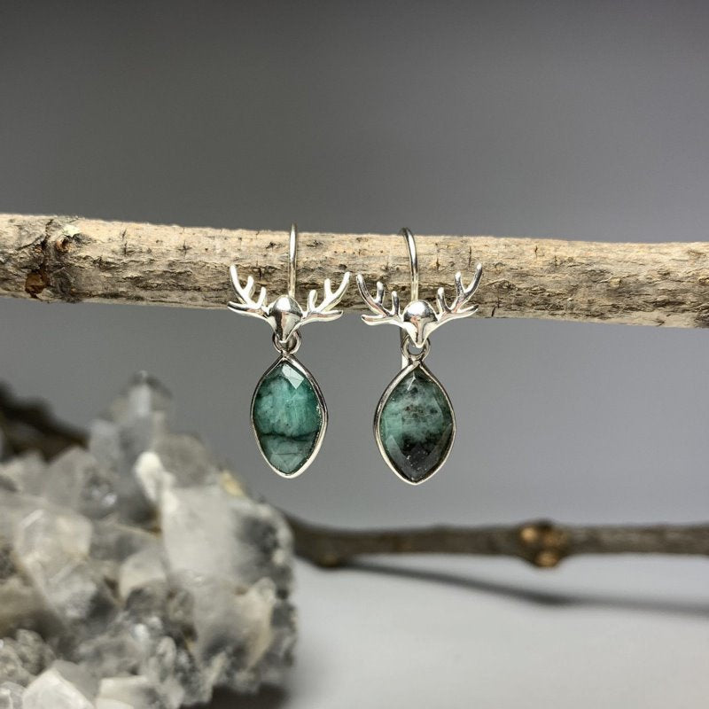 Earring -  Antler Hook Earwire - Sterling (Pair)