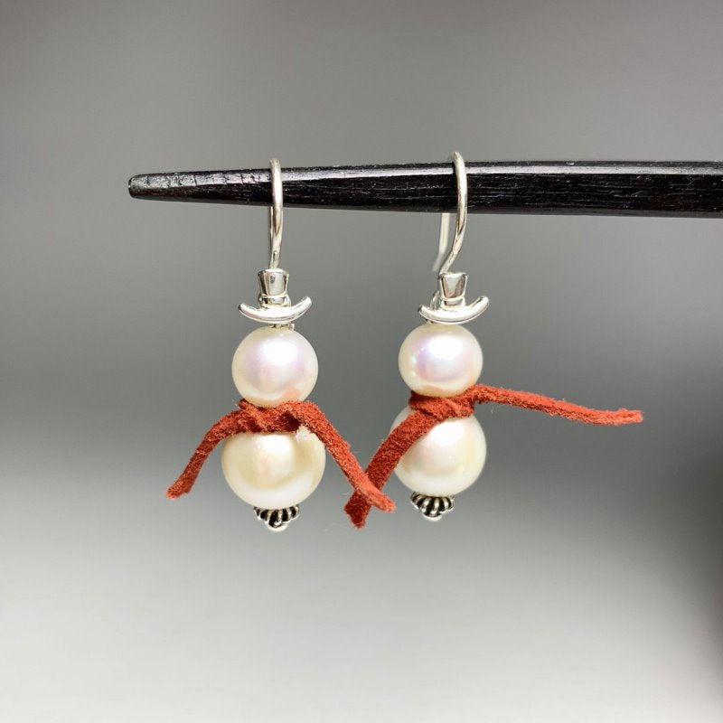 Earring -  Top Hat Earwire - Sterling Silver (Pair)