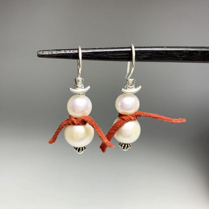 Earring -  Top Hat Earwire - Sterling Silver (Pair)