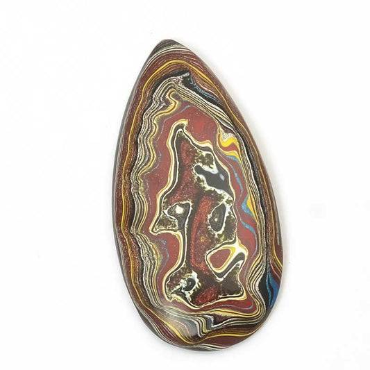 OOAK Cabochon -  Freeform Tear Drop - Fordite - Corvette