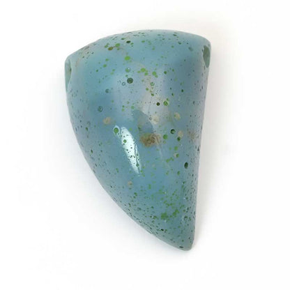 OOAK Cabochon -  Freeform Tooth - Leland Blue