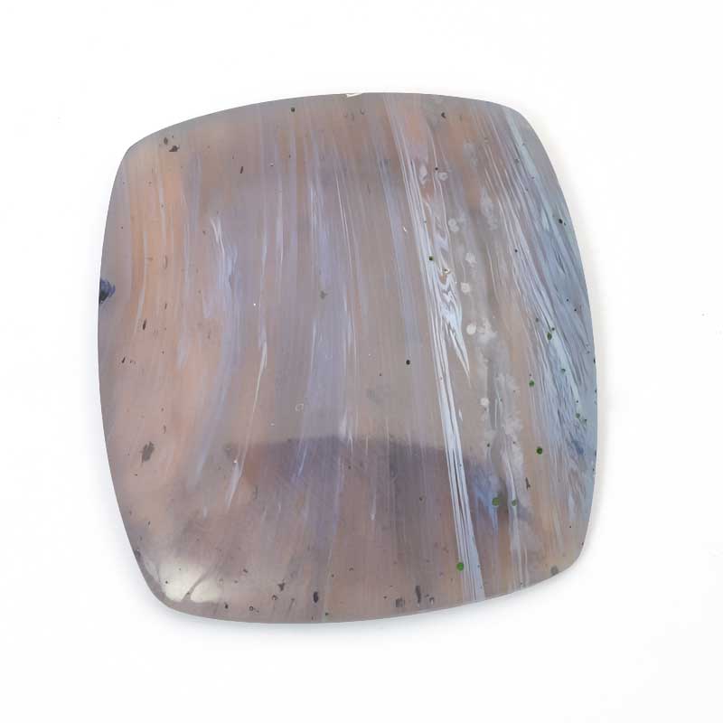 OOAK Cabochon -  Freeform Rectangle - Leland Blue