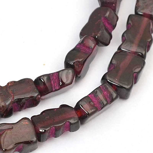 Stone Freeform Gummy Bears Garnet 14.5in