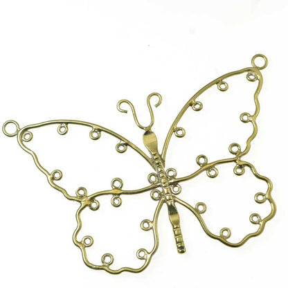 Pendant -  Butterfly Armature Style B - Bright Brass