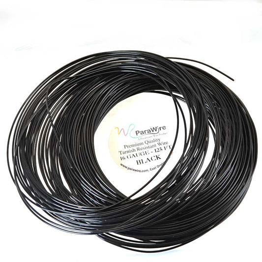 Craft Wire - 16ga - Black (Parawire)