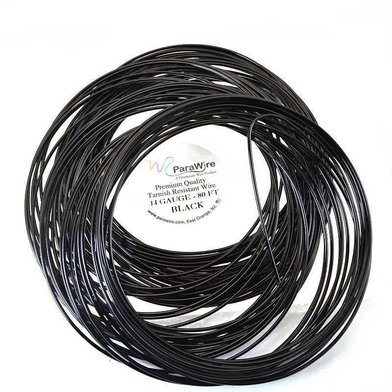 Craft Wire - 14ga - Black (Parawire)