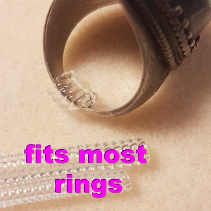 Ring Re-Sizer -  Plastic Coil - Clear (4)