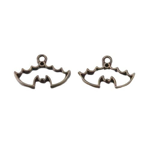 Charm Open Bat Ant Bronze 10