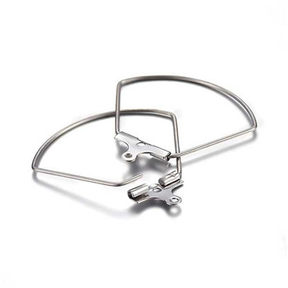 Earring Frame -  Fan - Stainless Steel (10)