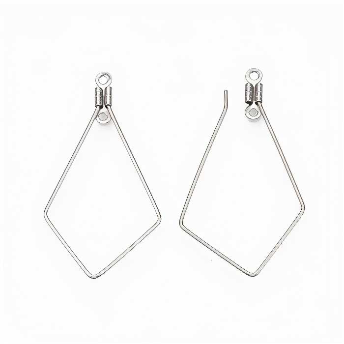 Earring Frame -  Kite - Stainless Steel (10)