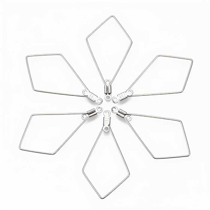 Earring Frame -  Kite - Stainless Steel (10)
