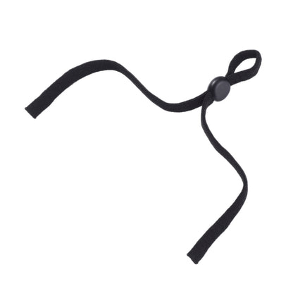 PPE - Mask Supplies -  Flat Elastic Ear Straps with Adjuster - Black (10)