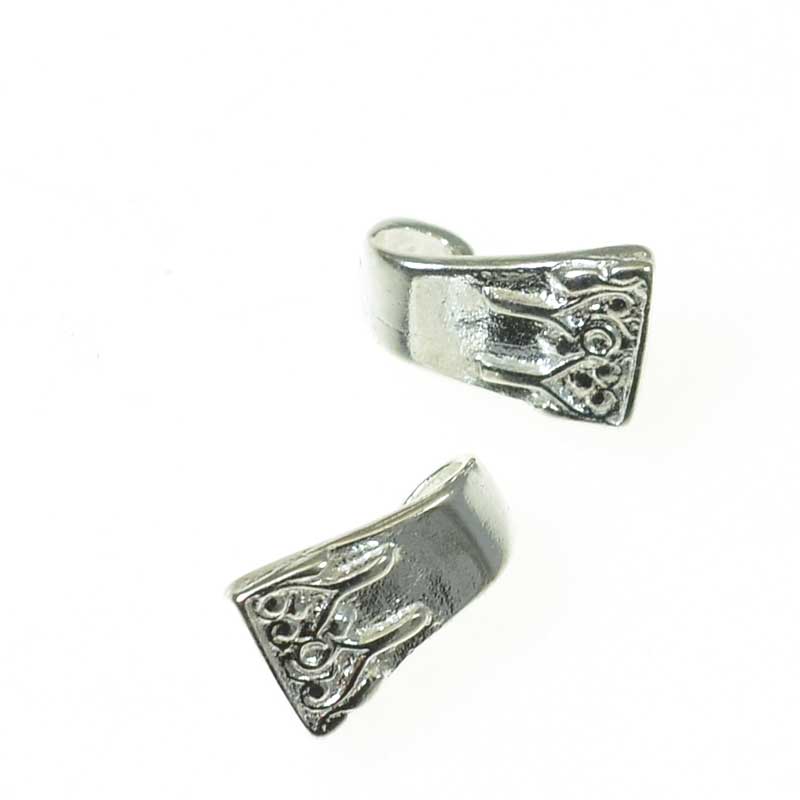 Bail Decorated Wedge - Sterling Silver (2)