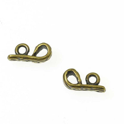 Bail Vined Rectangle - Antiqued Brass (5)