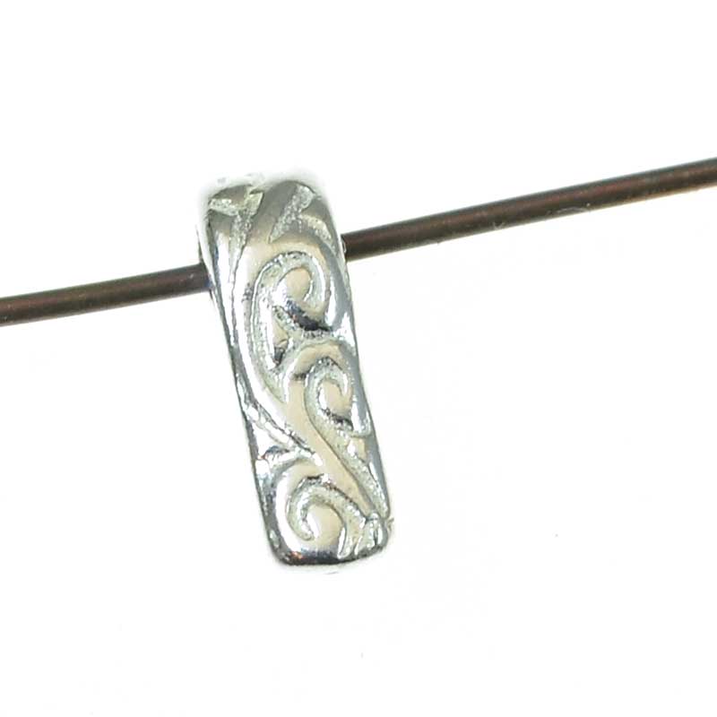 Bail Vined Rectangle - Bright Silver (5)