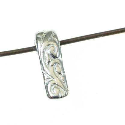 Bail Vined Rectangle - Bright Silver (5)