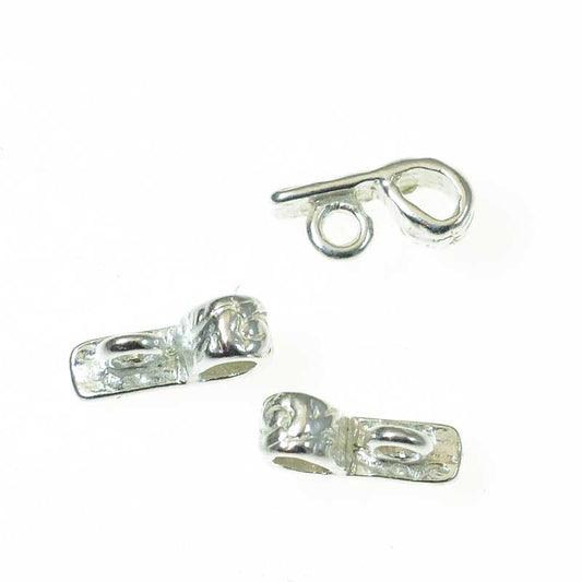 Bail Vined Rectangle - Bright Silver (5)