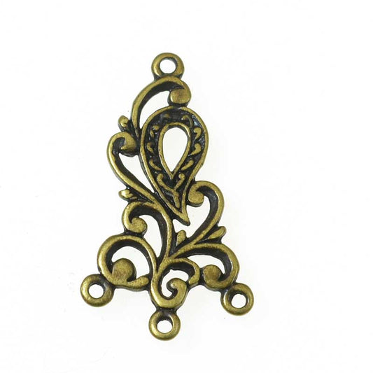 Link - 1:3 Growing Vine - Antiqued Brass (2)