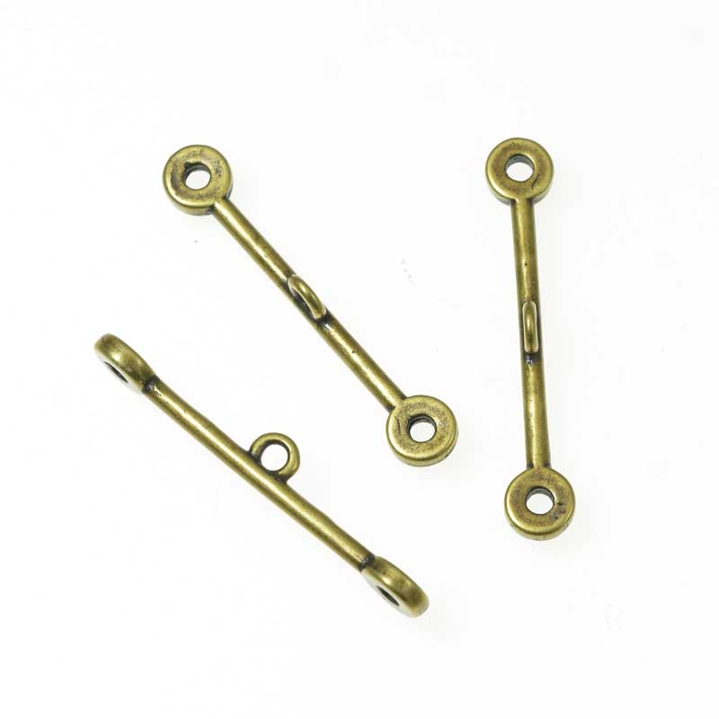 Link -  Connecting Rod - Antiqued Brass (5)