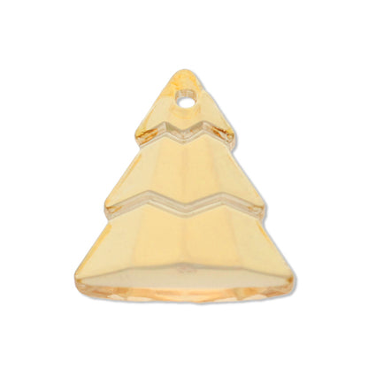 Glass Pendant -  Evergreen Trees - Crystal Brandy (2)