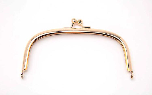 DIY Purse - 5.25in Oval Purse Frame - Rose Gold
