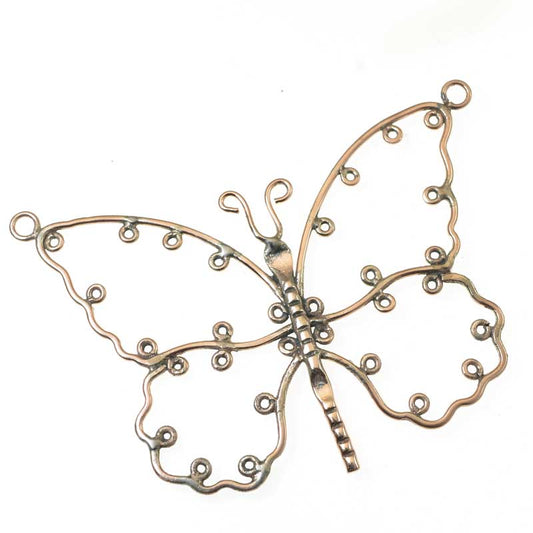 Pendant -  Butterfly Armature Style B - Copper