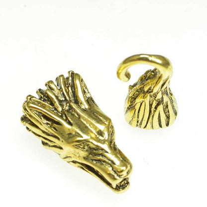 Clasp -  Tail of the Wolf - Gold Plated (Set)